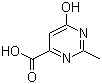 6-羟基-2-甲基嘧啶-4-甲酸分子结构 (CAS 34415-10-6)
