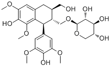 南烛木糖甙分子结构 (CAS 34425-25-7)