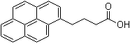 CAS # 3443-45-6, 1-Pyrenebutyric acid, 4-(1-Pyrenyl)butyric acid, NSC 30833, Pyrene-3-butyric acid