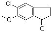 5-氯-2,3-二氢-6-甲氧基-1H-茚-1-酮分子结构 (CAS 344305-70-0)