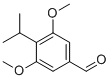 4-异丙基-3,5-二甲氧基苯甲醛分子结构 (CAS 344396-19-6)
