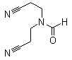 structure of CAS# 3445-84-9, N,N-Bis(2-cyanoethyl)formamide