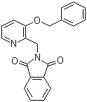 CAS # 344569-80-8, 2-[[3-(Phenylmethoxy)-2-pyridinyl]methyl]-1H-isoindole-1,3(2H)-dione