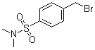 structure of CAS# 3446-91-1, 4-Bromomethyl-N,N-dimethylbenzenesulfonamide