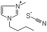 1-丁基-3-甲基咪唑鎓硫氰酸盐分子结构 (CAS 344790-87-0)