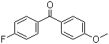 structure of CAS# 345-89-1, 4-氟-4'-甲氧基二苯甲酮