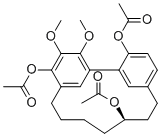 三乙酸杨梅醇酯分子结构 (CAS 34509-52-9)