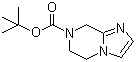 5,6-二氢咪唑并[1,2-a]吡嗪-7(8H)-甲酸叔丁酯分子结构 (CAS 345311-03-7)