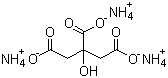 structure of CAS# 3458-72-8, 柠檬酸铵