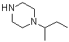 1-仲丁基哌嗪分子结构 (CAS 34581-21-0)