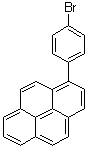 1-(4-溴苯基)芘分子结构 (CAS 345924-29-0)