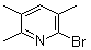 2-溴-3,5,6-三甲基吡啶分子结构 (CAS 34595-91-0)