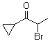 2-溴-1-环丙基丙烷-1-酮分子结构 (CAS 34650-66-3)