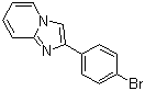 structure of CAS# 34658-66-7, 2-(4-Bromophenyl)imidazo[1,2-a]pyridine
