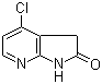 4-氯-1H-吡咯并[2,3-b]吡啶-2(3H)-酮分子结构 (CAS 346599-62-0)