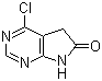 4-氯-5H-吡咯并[2,3-d]嘧啶-6(7H)-酮分子结构 (CAS 346599-63-1)
