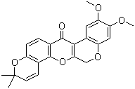structure of CAS# 3466-23-7, 去氢鱼藤素
