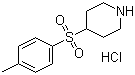 structure of CAS# 3470-46-0, 4-[(4-Methylphenyl)sulfonyl]piperidine hydrochloride