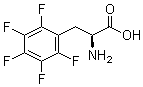 2,3,4,5,6-五氟-L-苯丙氨酸分子结构 (CAS 34702-59-5)