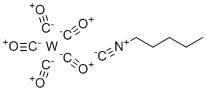 钨(0)五羰基-N-戊基异腈分子结构 (CAS 347145-09-9)