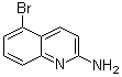 structure of CAS# 347146-12-7, 5-溴-2-喹啉胺