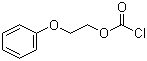 structure of CAS# 34743-87-8, 2-苯氧基乙基氯甲酸酯