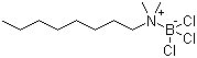 三氯(N,N-二甲基正辛胺)硼分子结构 (CAS 34762-90-8)