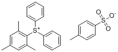 CAS # 347841-51-4, Mesityldiphenylsulfonium 4-methylbenzenesulfonate, diphenyl-(2,4,6-trimethylphenyl)sulfanium,4-methylbenzenesulfonate