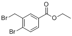 4-溴-3-溴甲基苯甲酸乙酯分子结构 (CAS 347852-72-6)