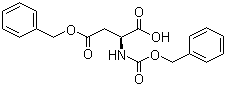 structure of CAS# 3479-47-8, Cbz-L-天冬氨酸-4-苄酯