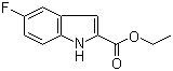 structure of CAS# 348-36-7, Ethyl 5-fluoroindole-2-carboxylate