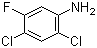 2,4-二氯-5-氟苯胺分子结构 (CAS 348-64-1)