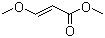 structure of CAS# 34846-90-7, Methyl 3-methoxyacrylate