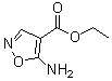 structure of CAS# 34859-64-8, 5-氨基-4-异恶唑羧酸乙酯