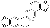 CAS # 3486-66-6, Coptisine, 6,7-Dihydrobis[1,3]benzodioxolo[5,6-a:4',5'-g]quinolizinium