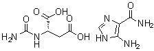 5-氨基-1H-咪唑-4-甲酰胺 N-(氨基羰基)天冬氨酸盐分子结构 (CAS 34879-33-9)