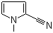 N-甲基-2-吡咯腈分子结构 (CAS 34884-10-1)