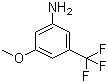 structure of CAS# 349-55-3, 3-Methoxy-5-(trifluoromethyl)aniline