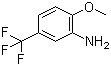 CAS # 349-65-5, 2-Methoxy-5-(trifluoromethyl)aniline, 3-Amino-4-methoxybenzotrifluoride, 6-Methoxy-alpha,alpha,alpha-trifluoro-m-toluidine