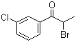 structure of CAS# 34911-51-8, 2-Bromo-3'-chloropropiophenone