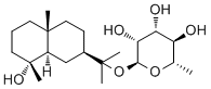 柳杉二醇 11-鼠李糖苷分子结构 (CAS 349112-30-7)