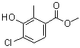 4-氯-3-羟基-2-甲基苯甲酸甲酯分子结构 (CAS 349479-34-1)