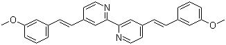 CAS # 349545-75-1, 4,4'-Bis[2-(3-methoxyphenyl)ethenyl]-2,2'-bipyridine