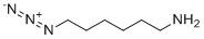6-叠氮基己烷-1-胺分子结构 (CAS 349553-73-7)