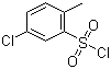 5-氯-2-甲基苯磺酰氯分子结构 (CAS 34981-38-9)