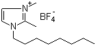 1-辛基-2,3-二甲基-1H-咪唑鎓四氟硼酸盐分子结构 (CAS 350493-10-6)