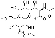 N,N'-二乙酰基壳二糖分子结构 (CAS 35061-50-8)