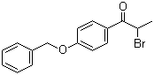 4'-苯甲氧基-2-溴苯丙酮分子结构 (CAS 35081-45-9)