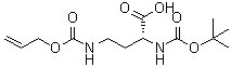 CAS # 350820-58-5, (2R)-2-[[(1,1-Dimethylethoxy)carbonyl]amino]-4-[[(2-propenyloxy)carbonyl]amino]butanoic acid