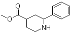 CAS 登录号：351003-06-0, 2-苯基-4-哌啶羧酸甲酯